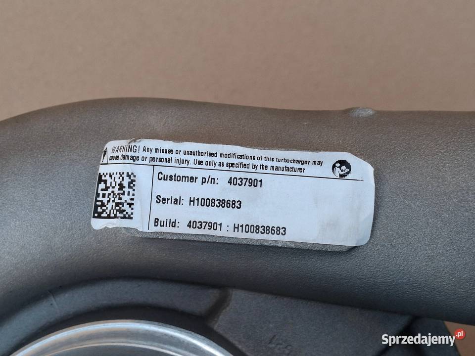 RENAULT VOLVO 480 D12D HX55 TURBOSPRĘŻARKA sprzedam