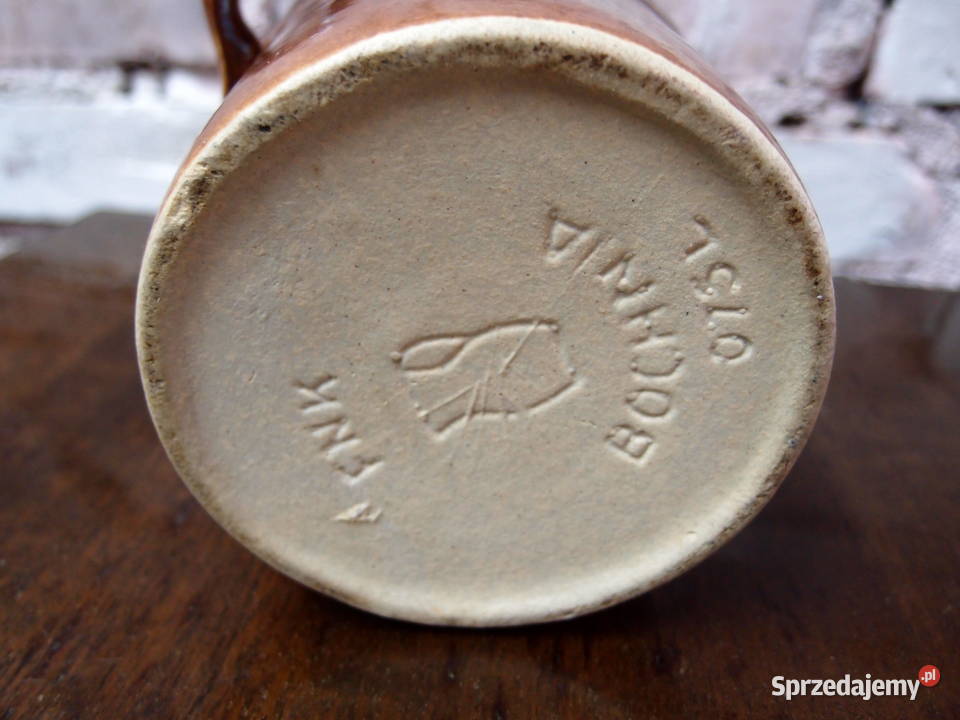 garnek kamionkowy gliniany FNK Bochnia 075 litra łódzkie