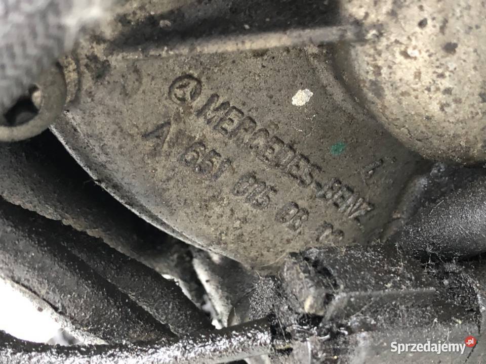 SILNIK KOMPLETNY MERCEDES 21 163 651955 W906