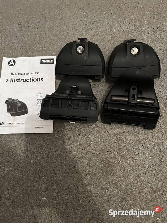 Stopy Thule 753 plus kit do Volvo V60 kujawsko-pomorskie Toruń
