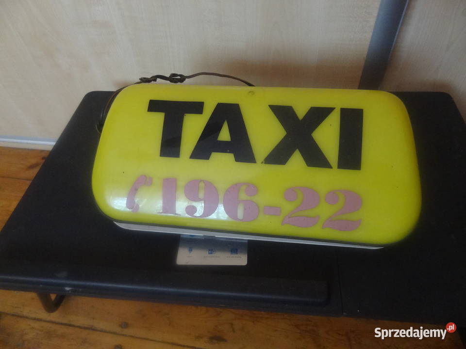 KOGUT TAXI NA MAGNES SYGNALIZATOR LAMPA żółta Poznań