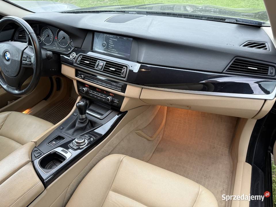 BMW F10 30 Benzyna 204 Ładna Klima ABS Słupca sprzedam