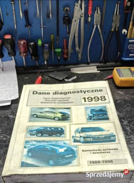 Książka dane diagnostyczne silnika i podwozia Ruszowice