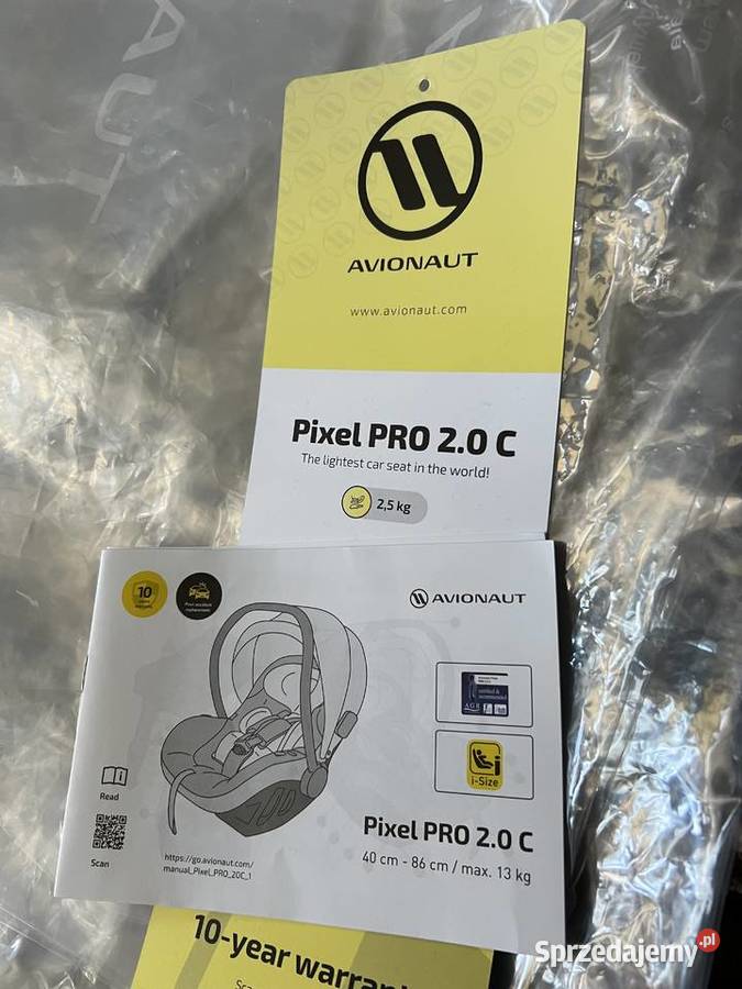 Avionaut Pixel Pro 20 C z bazą Isofix Dock 20 i Nysa