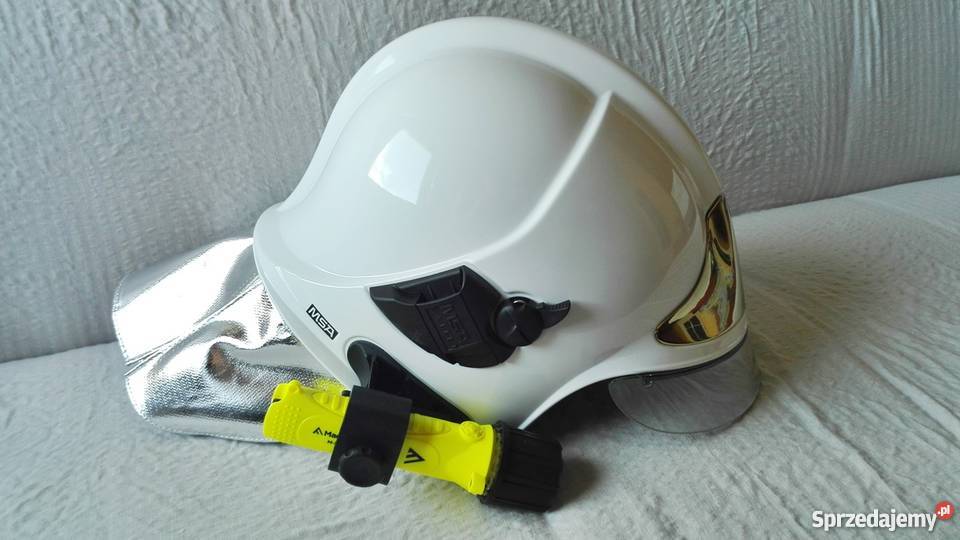 Hełm GALLET F1SF EN443 Biały NOWY śląskie Sosnowiec