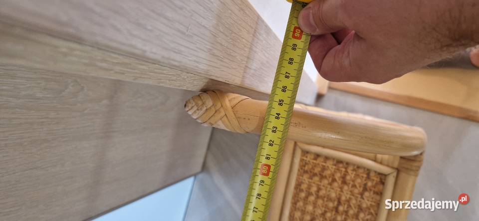 Półka regał na ścianę ratan Słupca