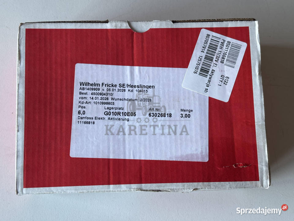 Cewka Danfoss Elektrozawór PVG32 PVEH Active 32 Jastrzębniki sprzedam