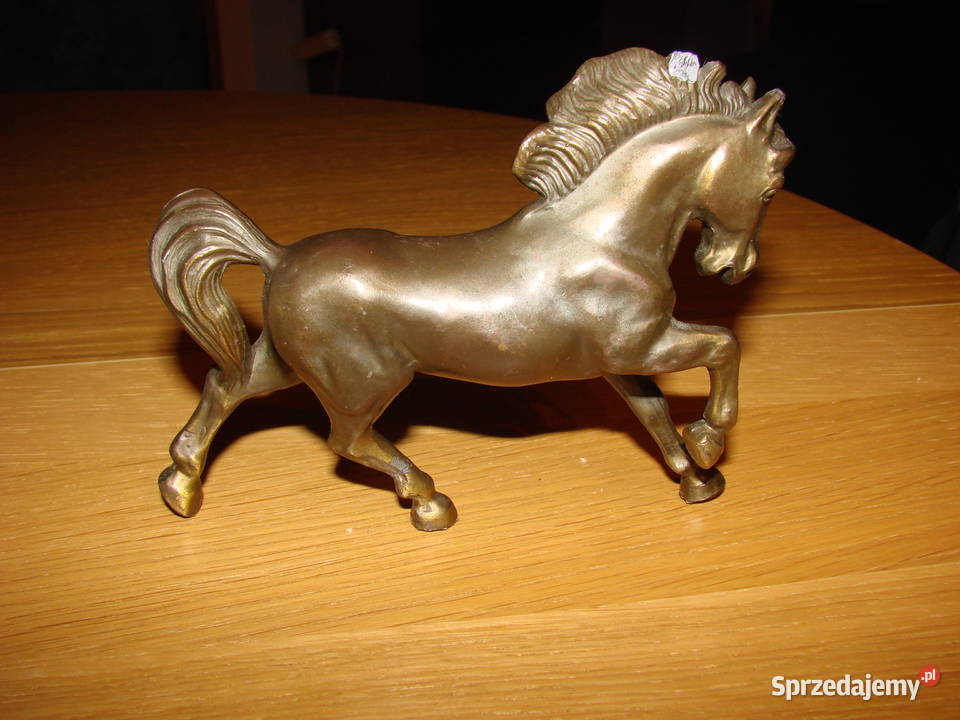 metalowa figurka konia pomorskie Pruszcz Gdański
