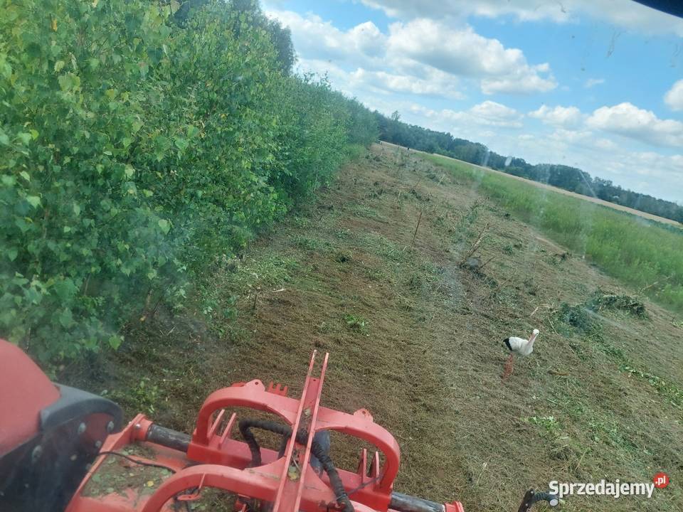 Mulczer kosiarka bijakowa koszenie nieużytków Garwolin prace ogrodowe