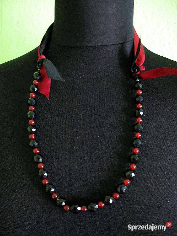 Korale krótkie naszyjnik Wisiorek 1 sznur na Siedlce sprzedam