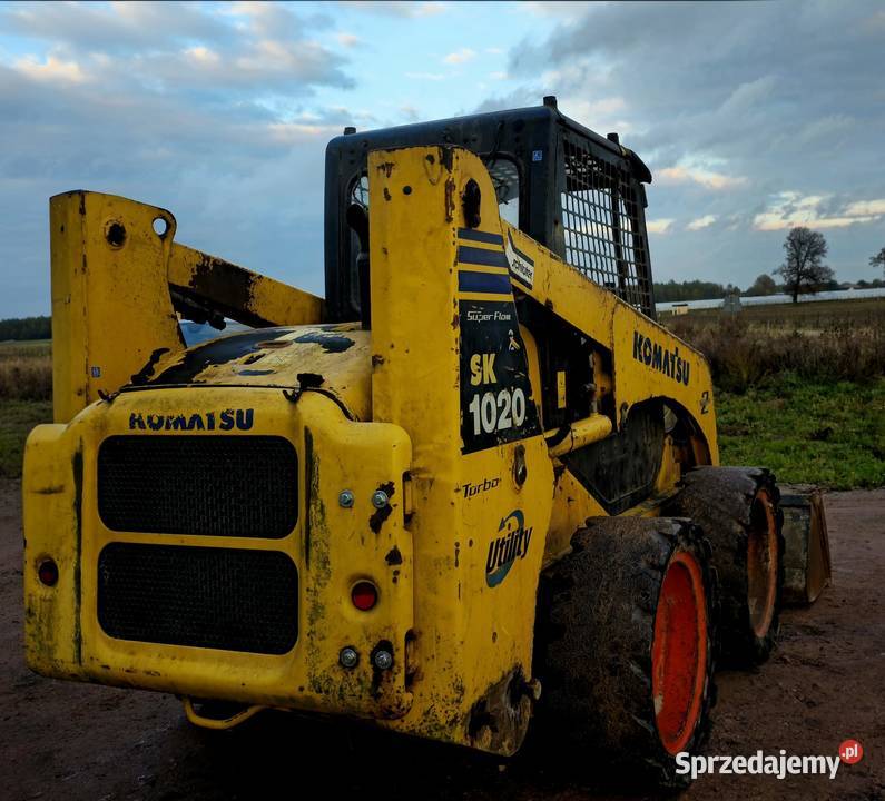 Komatsu sk1020 ładowarka burtowa pod mulczer do nie Żerdź sprzedam