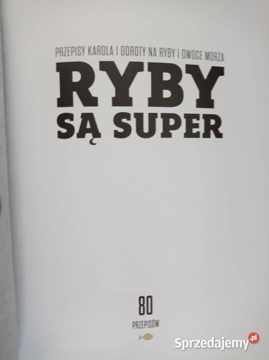 Książka Ryby są super Okrasa Wellman Warszawa