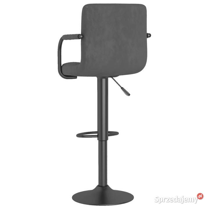 Hoker ciemnoszary obity aksamitem WM334649 Warszawa sprzedam