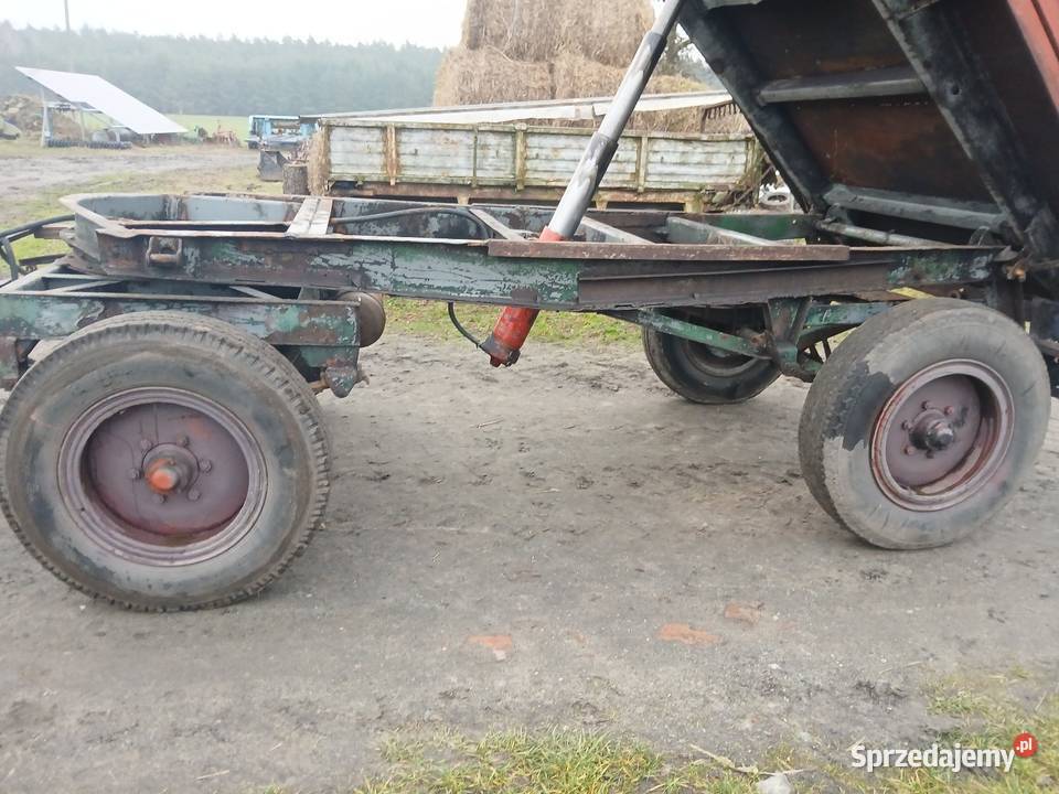 Przyczepa wywrotka d47 na 3 strony Wieluń sprzedam