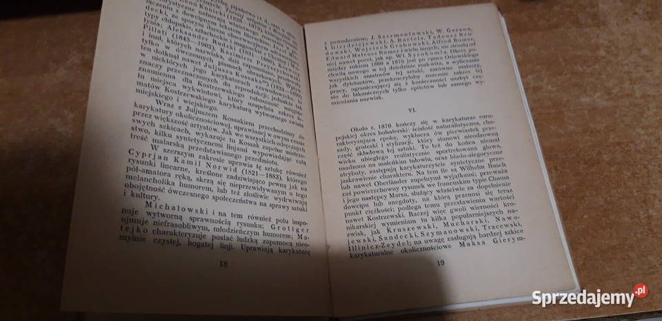 KARYKATURA W POLSCE Z 32 REPROD Husarski Wwa1926 Iwno