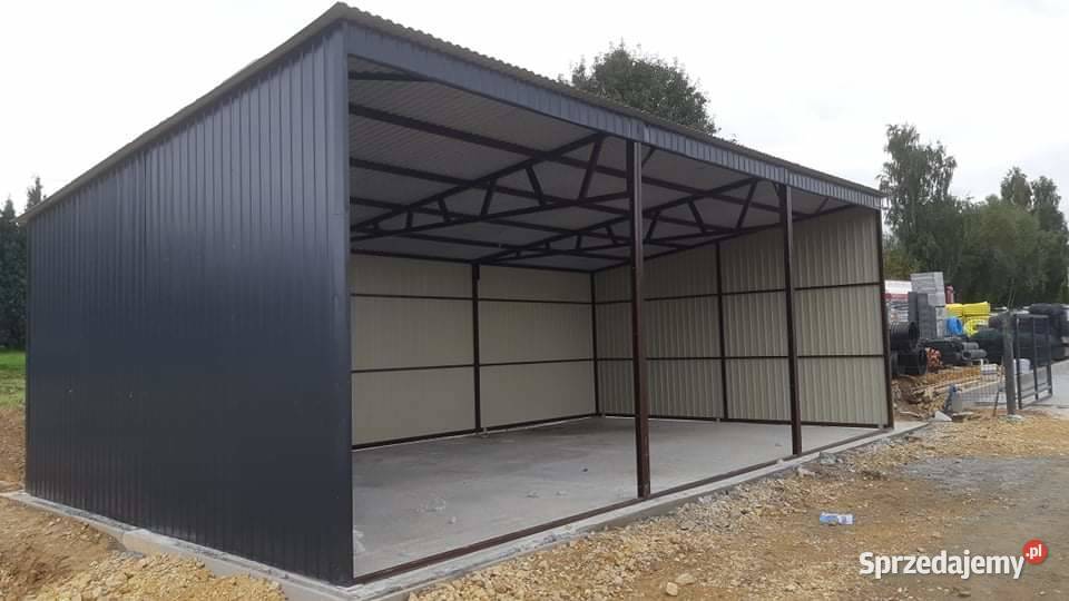 HALA MAGAZYNOWA OTWARTA Zadaszenie Garaż dolnośląskie Trzebnica sprzedam