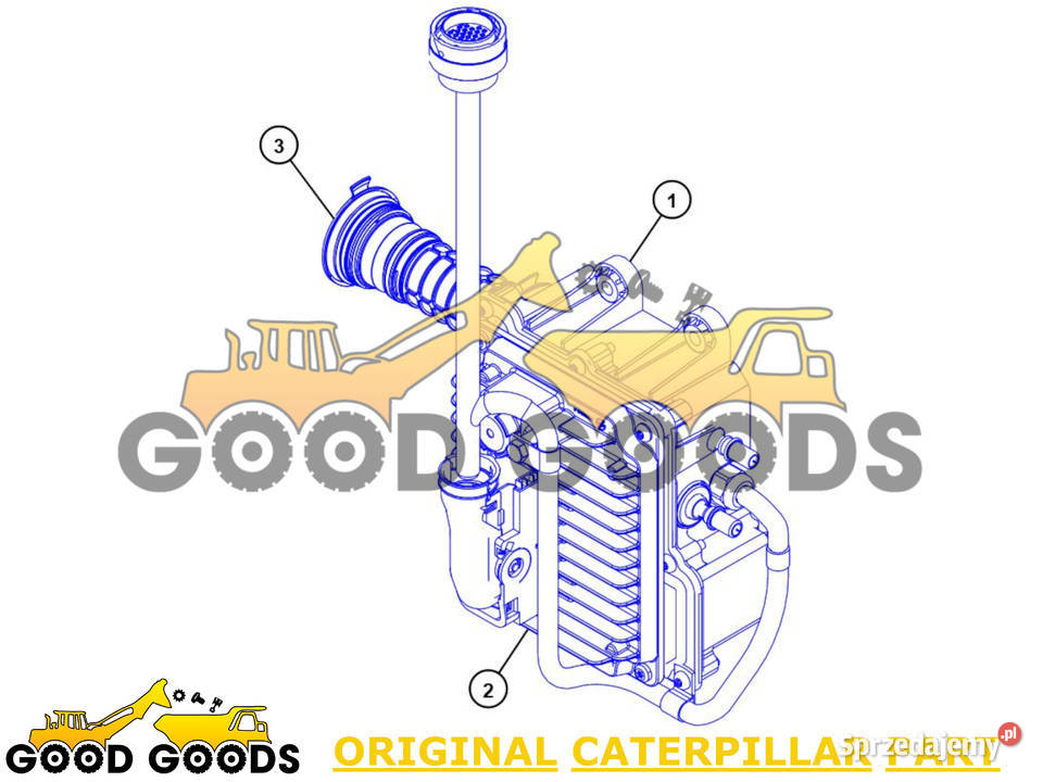 CAT POMPA AD BLUE 5332738 4564958 4564955 Części do maszyn budowlanych Władysławów
