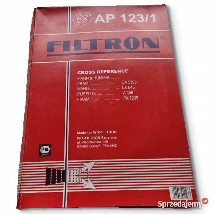 FILTR POWIETRZA AP 1231 AP1231 Nissan Primera Chełm sprzedam