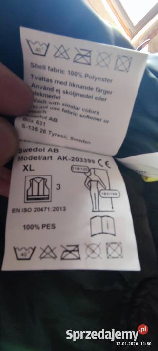 Kurtka robocza zimowa odblaskowa VICTORIA GESTO Nysa