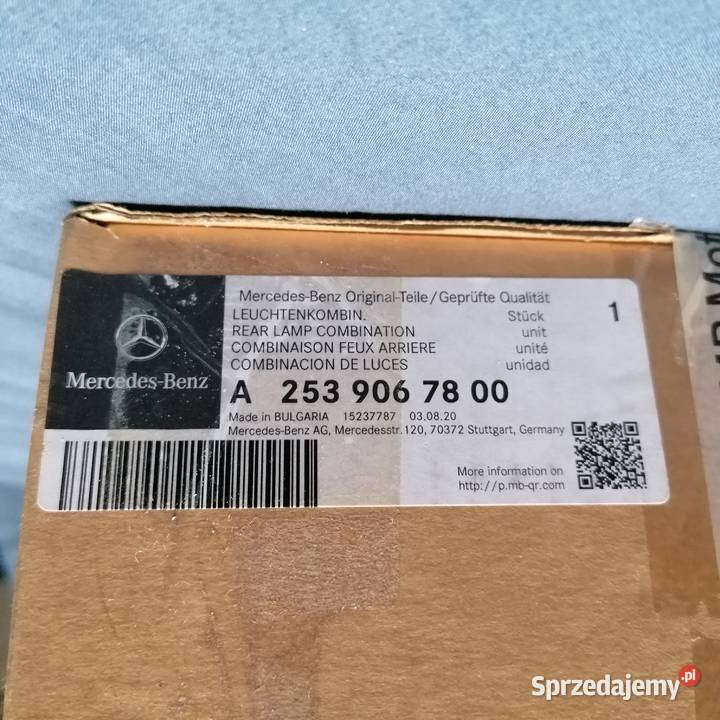 MERCEDES GLC 253 LAMPA TYŁ Prawy A2539067800 Września