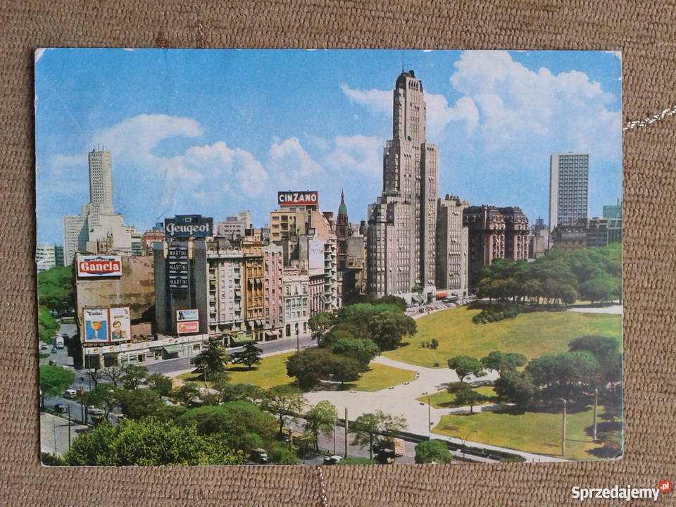 PLAC SAN MARTIN W STOLICY ARGENTYNY BUENOS AIRES Piszczac