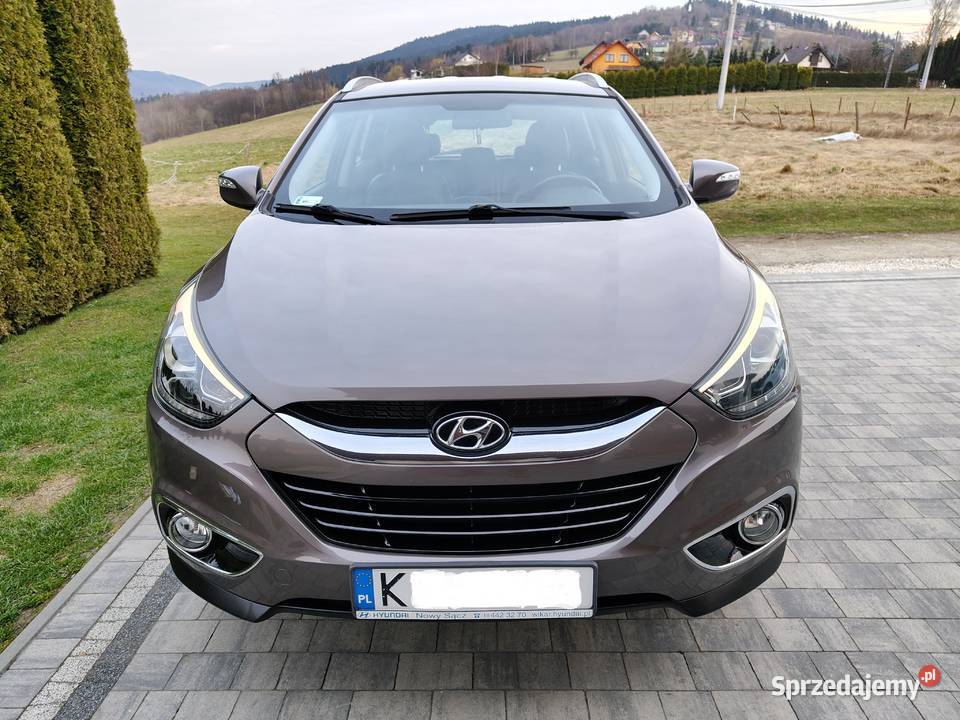 Hyundai ix35 17 crdi 2014 salon Polska światła do jazdy dziennej Nowy Sącz
