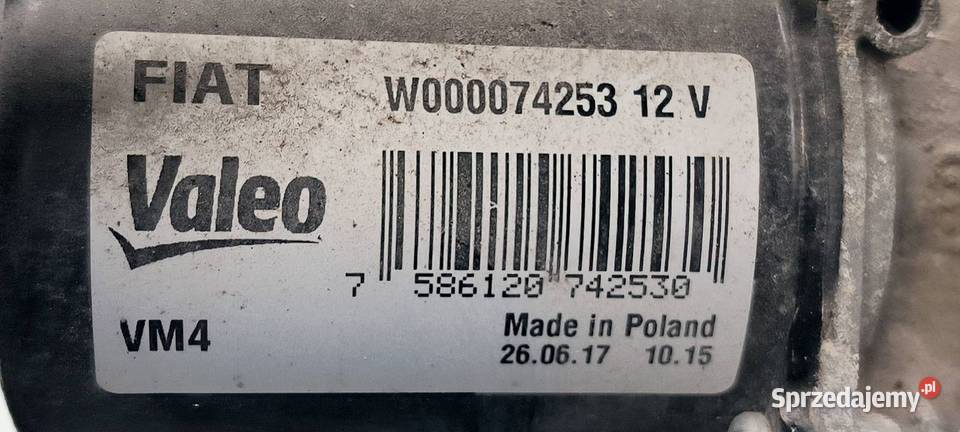 MECHANIZM WYCIERACZEK PRZÓD FIAT TIPO II Lipno