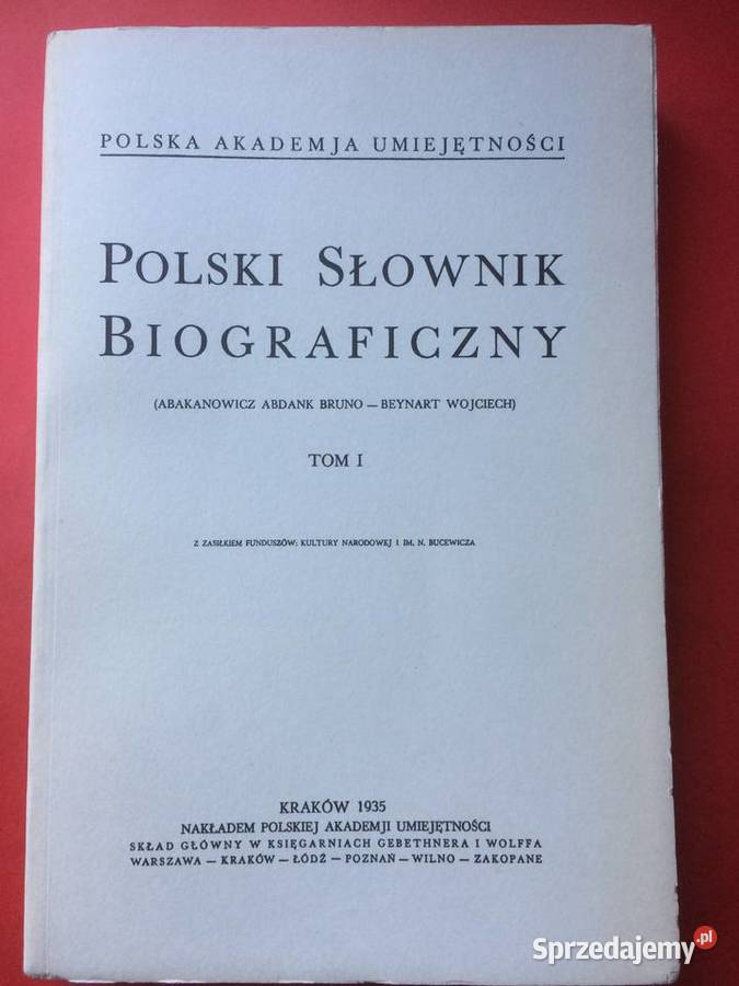 3220 Polski Słownik Biograficzny Szczecin