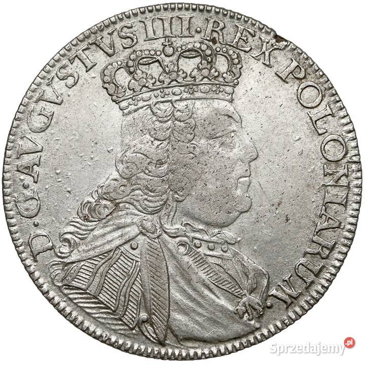 August III Sas Ort 1754 długa głowa Olsztyn sprzedam