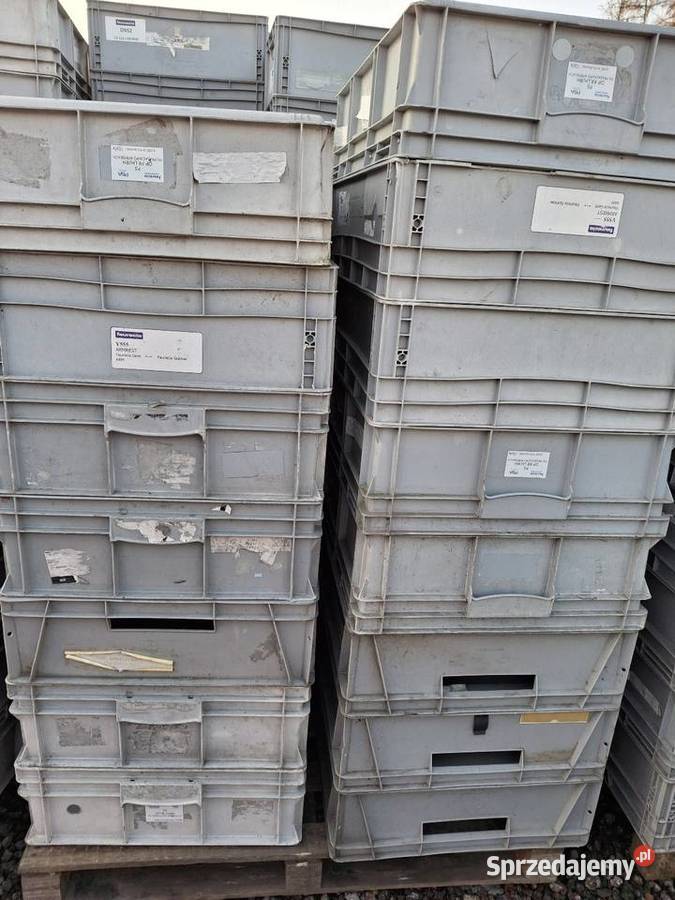 Pojemniki plastikowe 80x60 kontenery plastikowe śląskie Gliwice