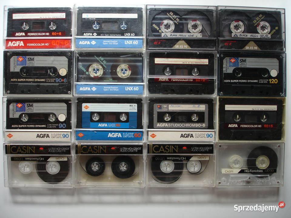KASETY magnetofonowe AGFACASIN używane Zielona Góra
