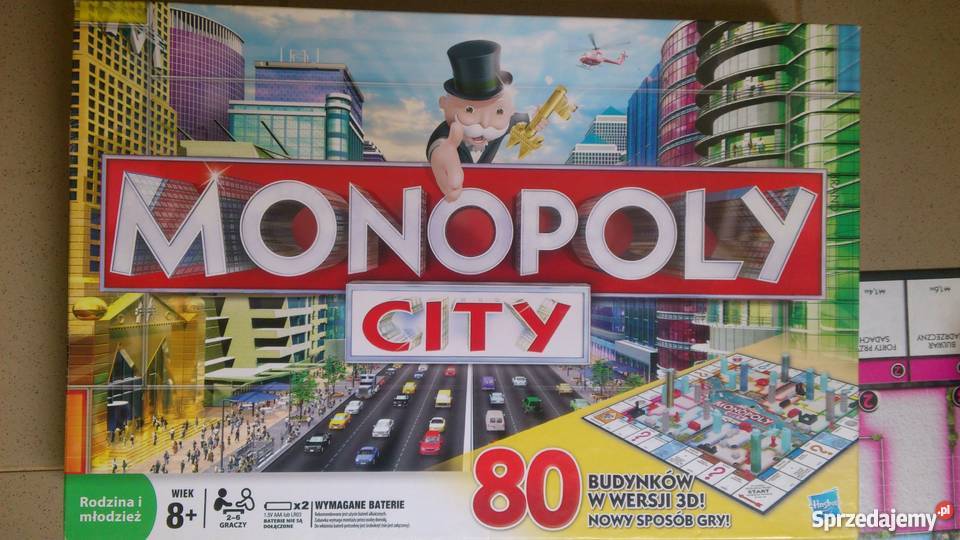 MONOPOLY CITY 3D Gra planszowa całej rodziny śląskie Katowice