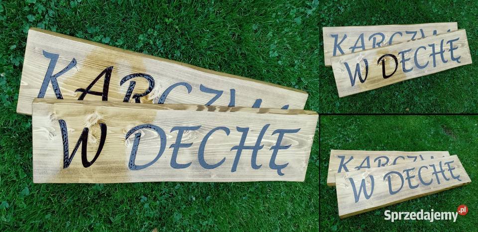 NAPIS NA DESCE grafika logo szyld baner małopolskie Roczyny