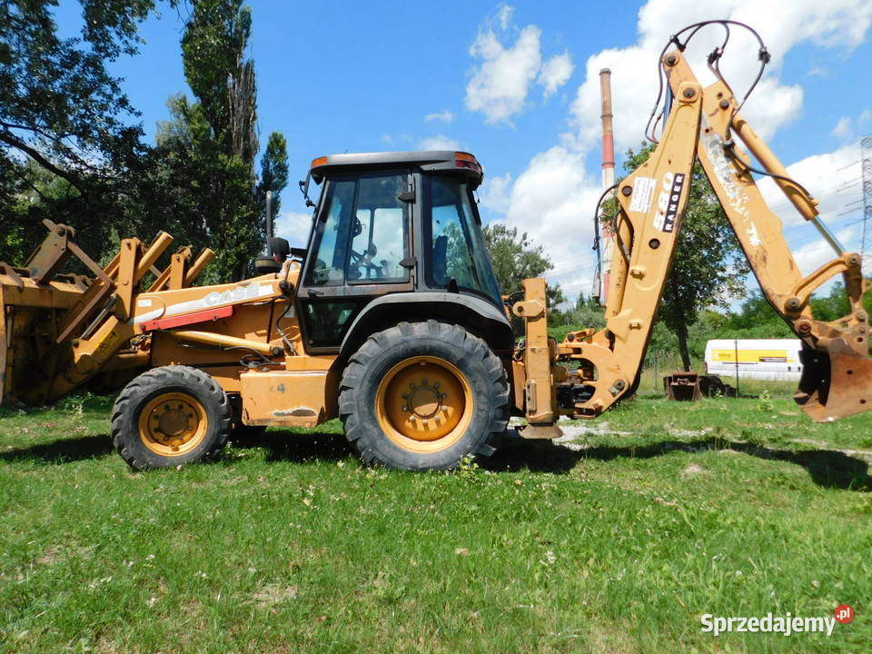 Koparkoładowarka CASE 580 SM 2003 łyżka dzielona Kraków