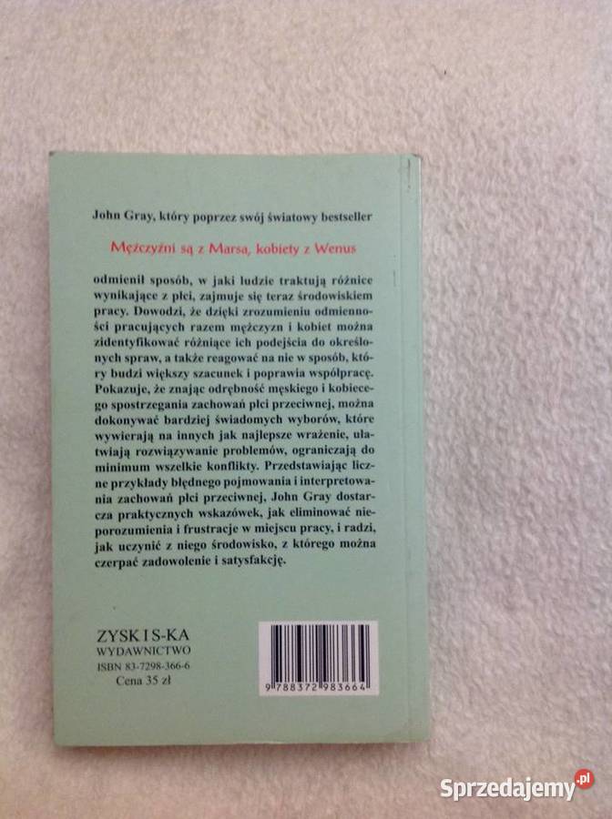 Marsjanie i Wenusjanki w miejscu pracy John Gray