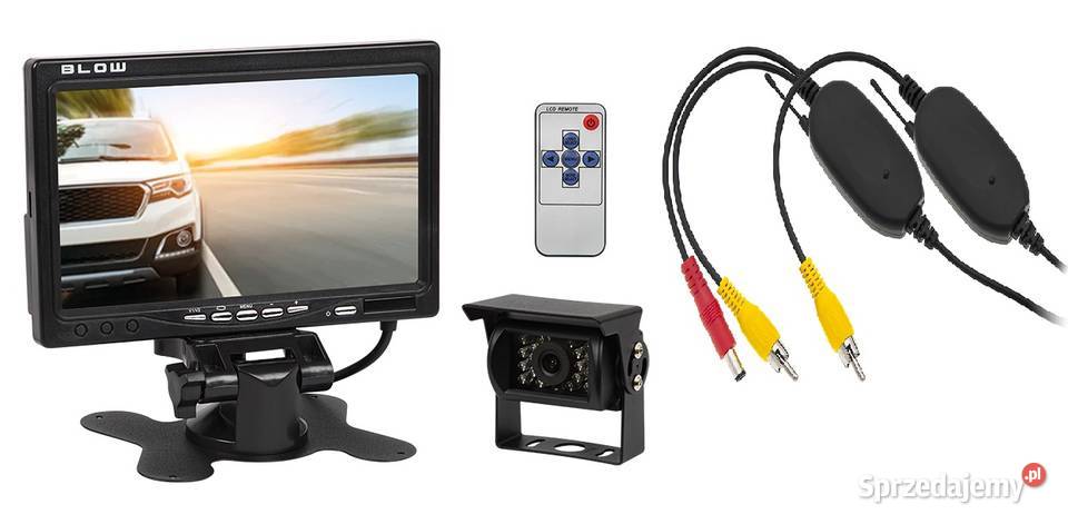 Bezprzewodowa Kamera cofania BLOW BVS549 MONITOR Sosnowiec
