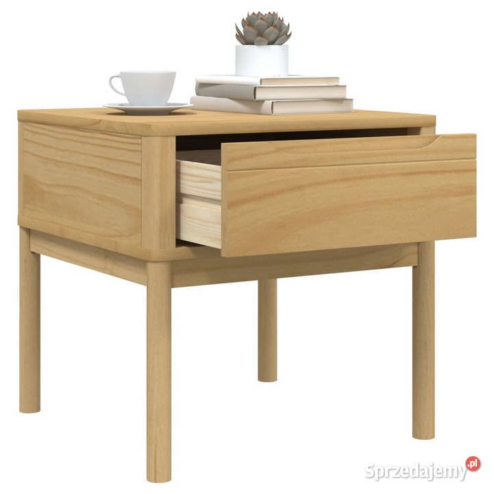 Stolik pod lampę FLORO woskowy brąz 55x55x54 Stoły Warszawa