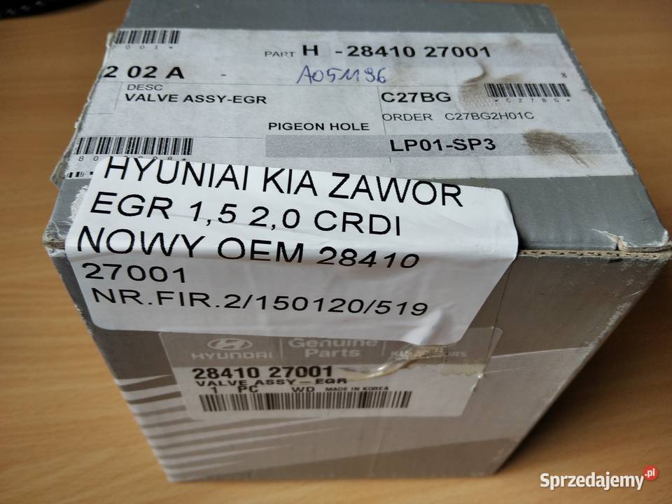 Zawór EGR Hyundai KIA OEM Santa Fe ITucson 20