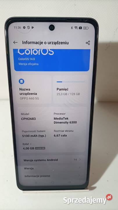 OPPO A60 5G 4128GB Katowice