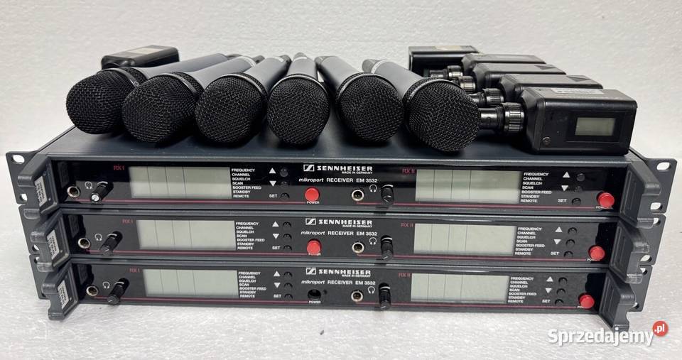 3x Sennheiser EM 3532 U Wireless Receiver 826862 Wrocław