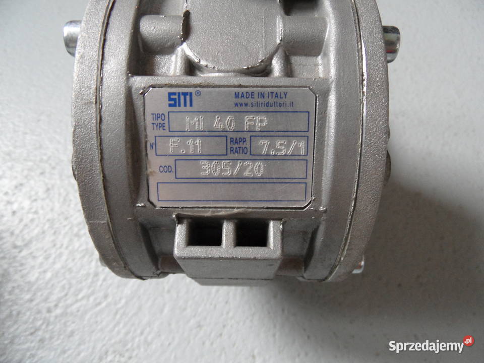 Przekładnia reduktor ślimakowy SITI MI 40 FP 751 Olsztyn