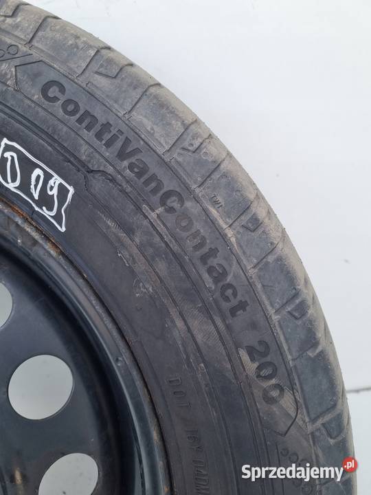 Mercedes Vito KOŁO ZAPASOWE Zapas felga 20565 Średnica 16" Chełm