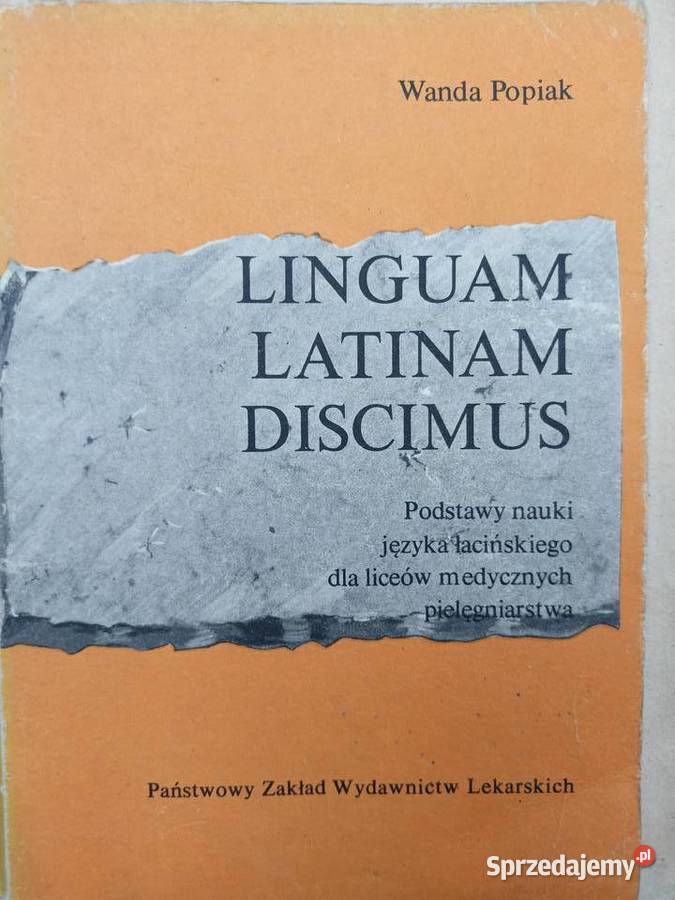 Linguam latinam discimus podręczniki szkolne Warszawa sprzedam