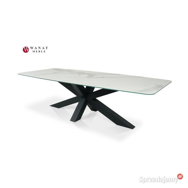 Stół ze spieku kwarcowego 280x110 ARAGONA Wanat 46cm Sosnowiec