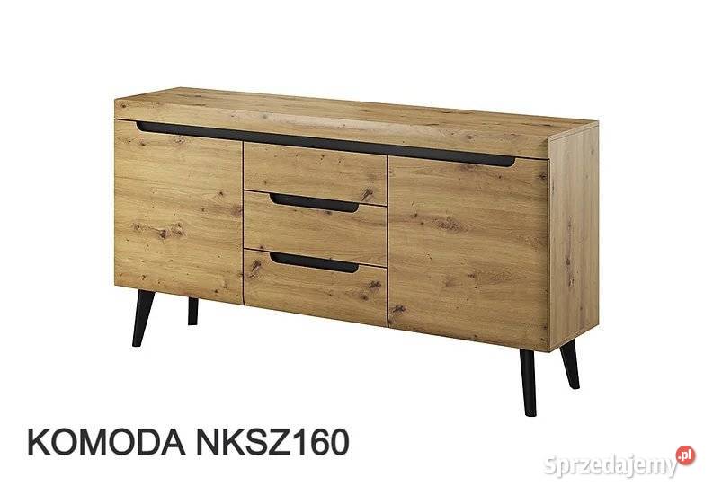 System mebli nordi kolor dąb artisan Szybka Komplety mebli Katowice