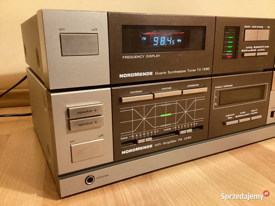 Wzmacniacz Tuner NORDMENDE PA 1260 i TU 1260 pomorskie Gdynia