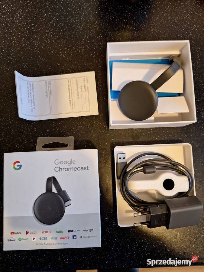 Google Chromecast 3 HDMI SMART TV mazowieckie Warszawa sprzedam