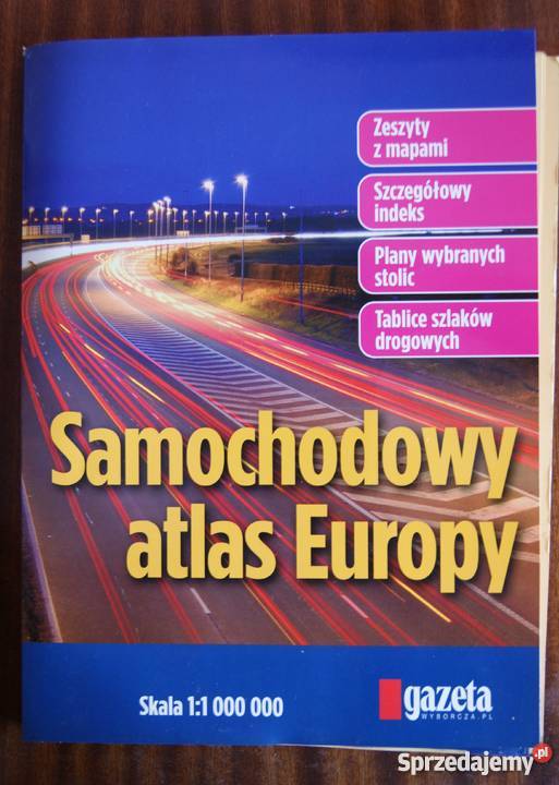 SAMOCHODOWY ATLAS EUROPY