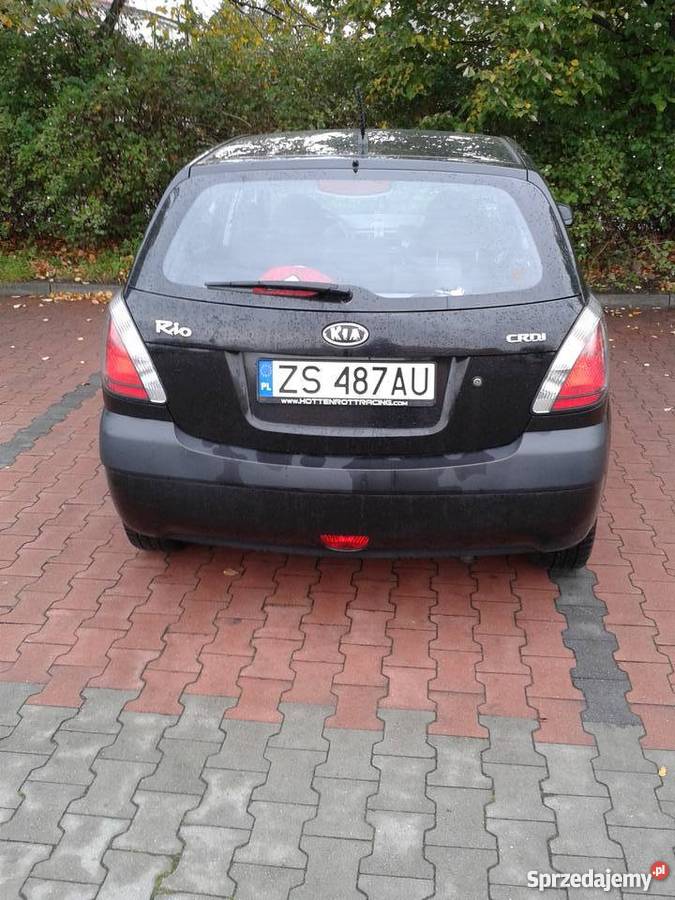 KIA RIO II 2005 CZARNA PERŁA HATCHBACK OKAZJA nieuszkodzony zachodniopomorskie Szczecin