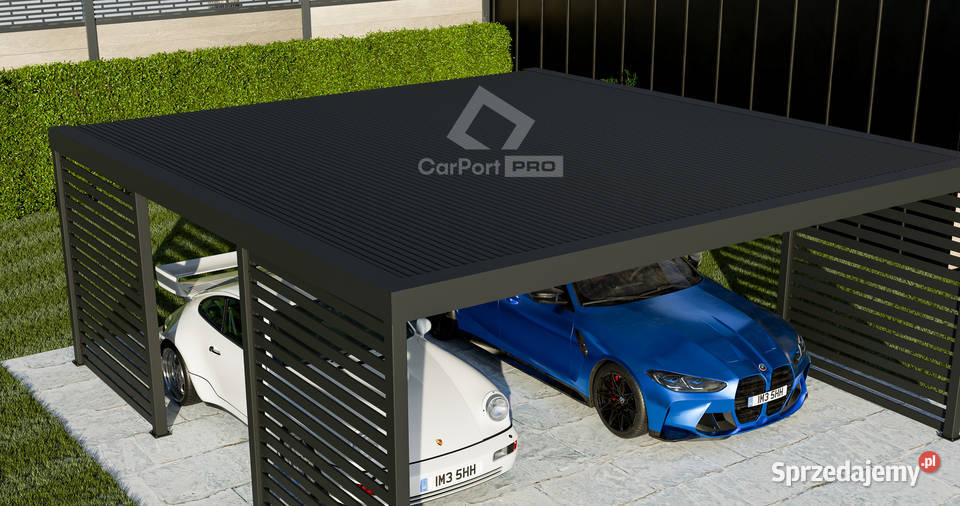 CarPort PREMIUM wiata samochodowa 6x55 antracyt małopolskie Wieliczka